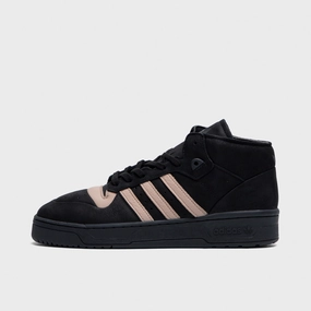 Step Cushion Fashion Fit adidas Originals Rivalry Mid 001 Core Black / Ash Pearl - Core Black