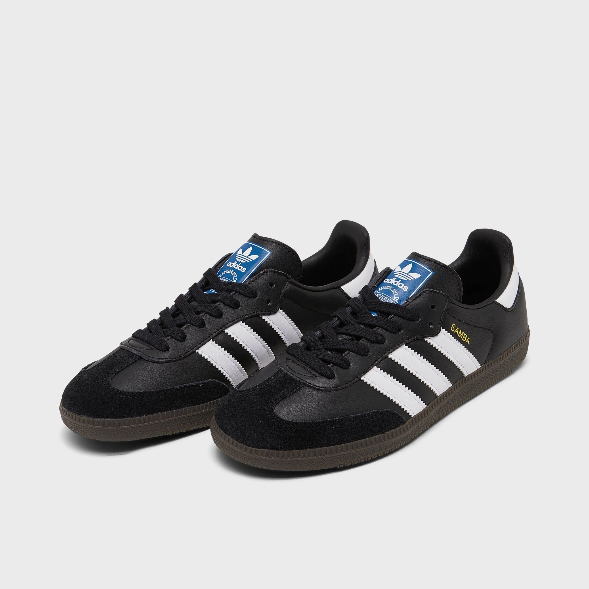 adidas Originals Samba OG Core Black / Cloud White - Gum Ankle Hugging Design