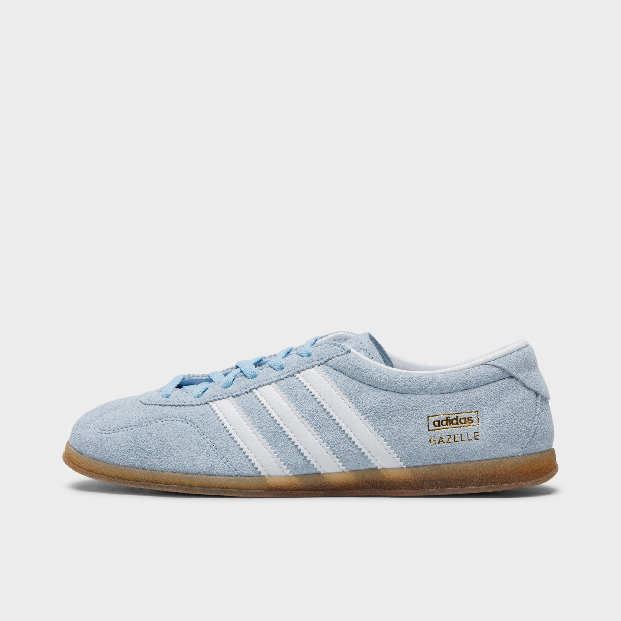 comfortable socks Boosted fit adidas Originals Women's Gazelle Lo Pro Clear Sky / White - Gum