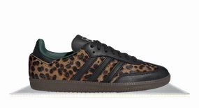 Adidas Samba 'Black Green Leopard' Flexible Midsole