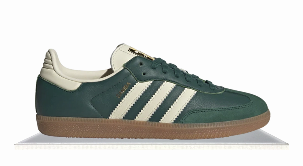 Adidas Samba Collegiate Green Gum Urban Look Cushioned ride