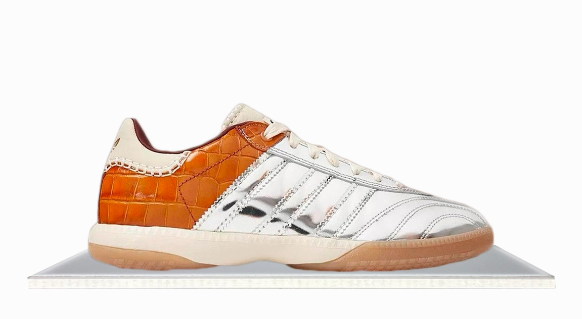 Effortless Look Adidas Samba Millennium Wales Bonner Silver Metallic Yellow Croc