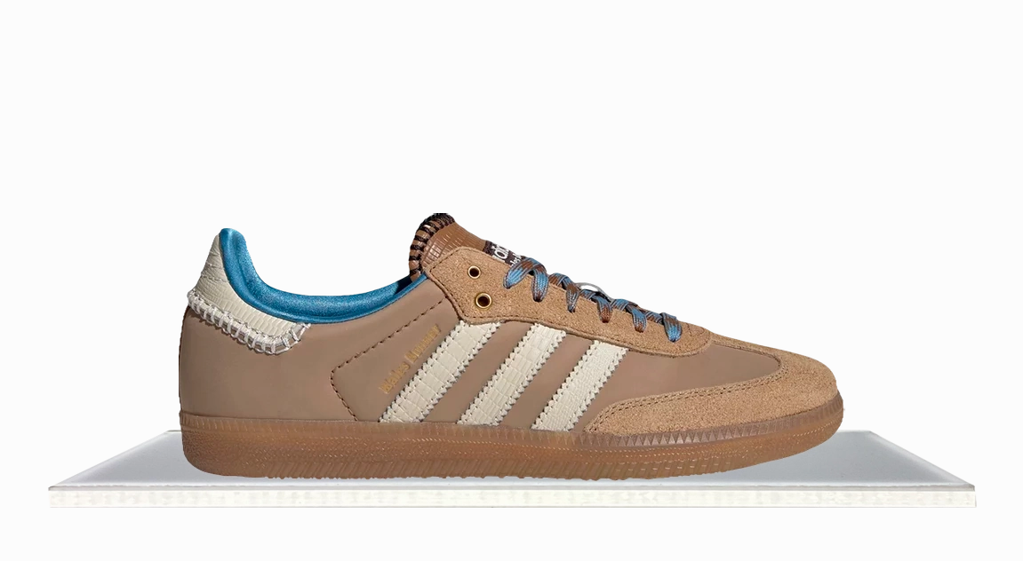 Footstep Care Urban Run Adidas Samba Nylon Wales Bonner Desert White