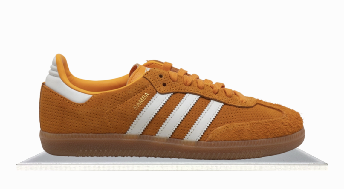 Adidas Samba Orange Rush Gum Neat Style Easy Pairing