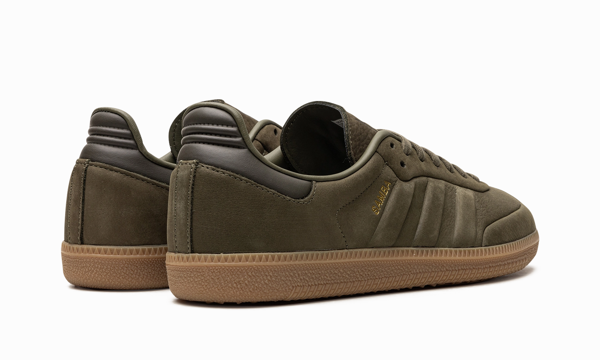 Adidas Samba "Olive Strata Gum" Easy   To   Clean