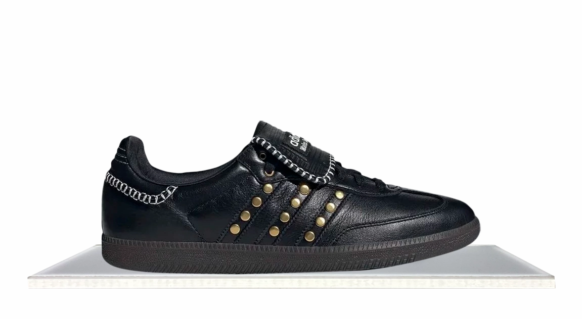 Adidas Samba Wales Bonner Studded Pack Black Flex Pattern Non-Slip Sole