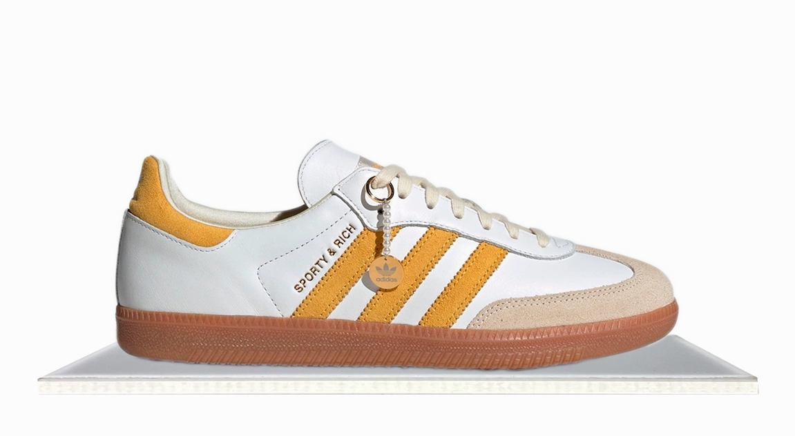 Work Pace Stride Ready Adidas Samba x Sporty & Rich White Bold Gold