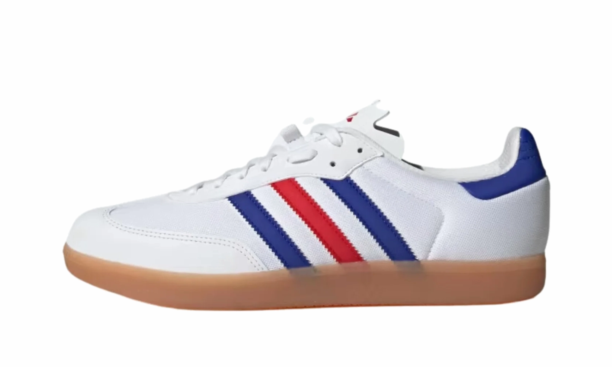 Adidas Velosamba Made With Nature Mens "Made With Nature Cloud White Lucid Blue Better Scarlet" Breathable Canvas City Hike