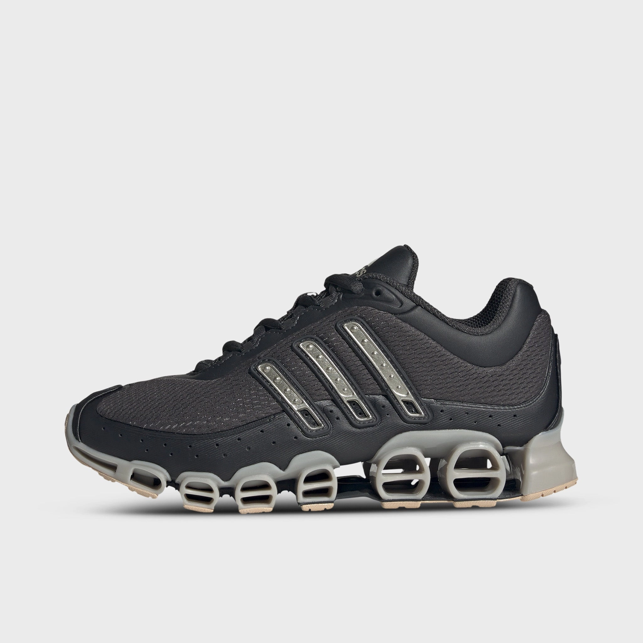 Airflow Ventilation System Neutral Pace adidas Women's Mega Ride Carbon / Halo Blush - Champagne