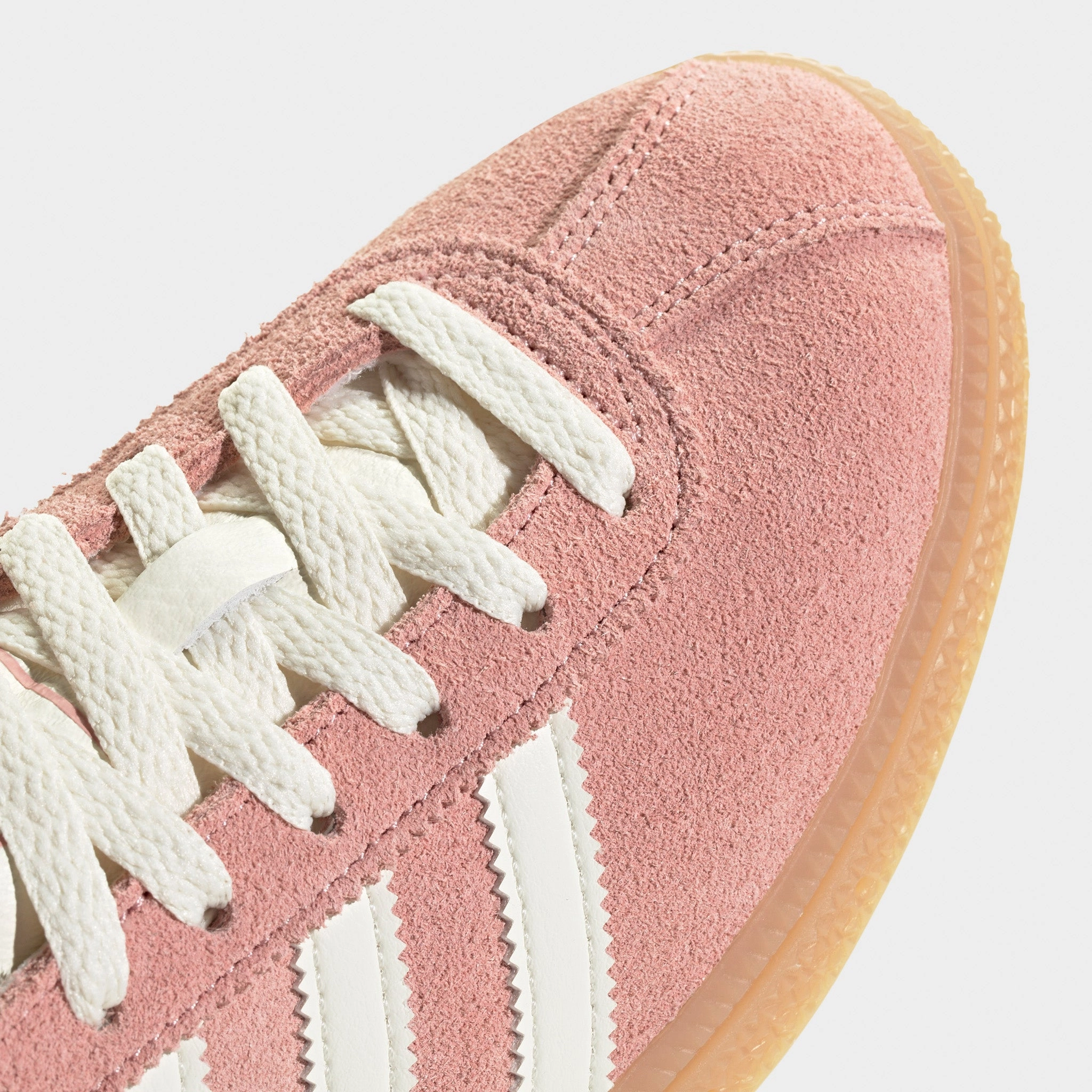 adidas Women's Muenchen Wonder Mauve / Off White - Silver Metallic Elasticated Lacing