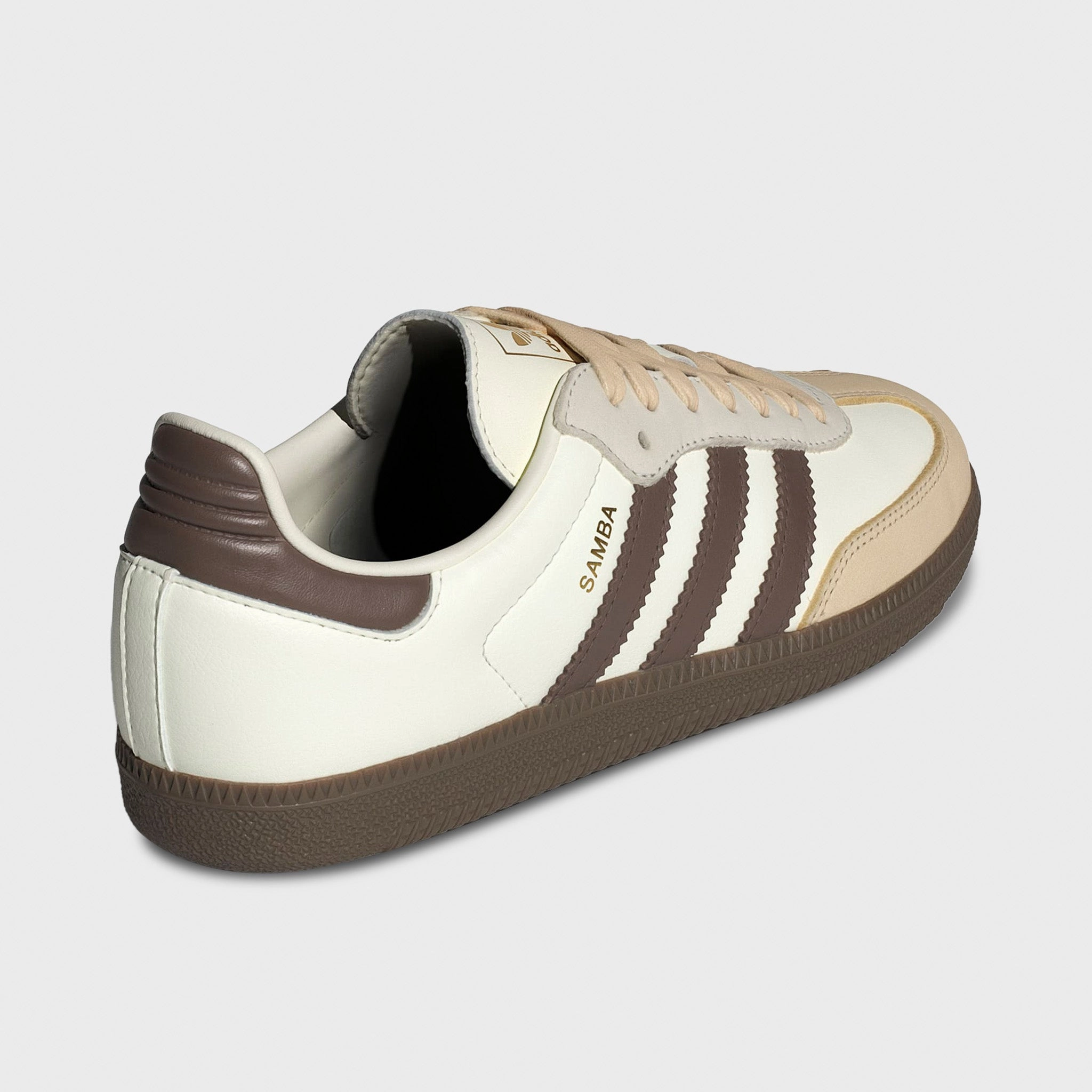 Balanced weight Clean Stitching adidas Women's Samba OG Off White / Earth Strata - Gum