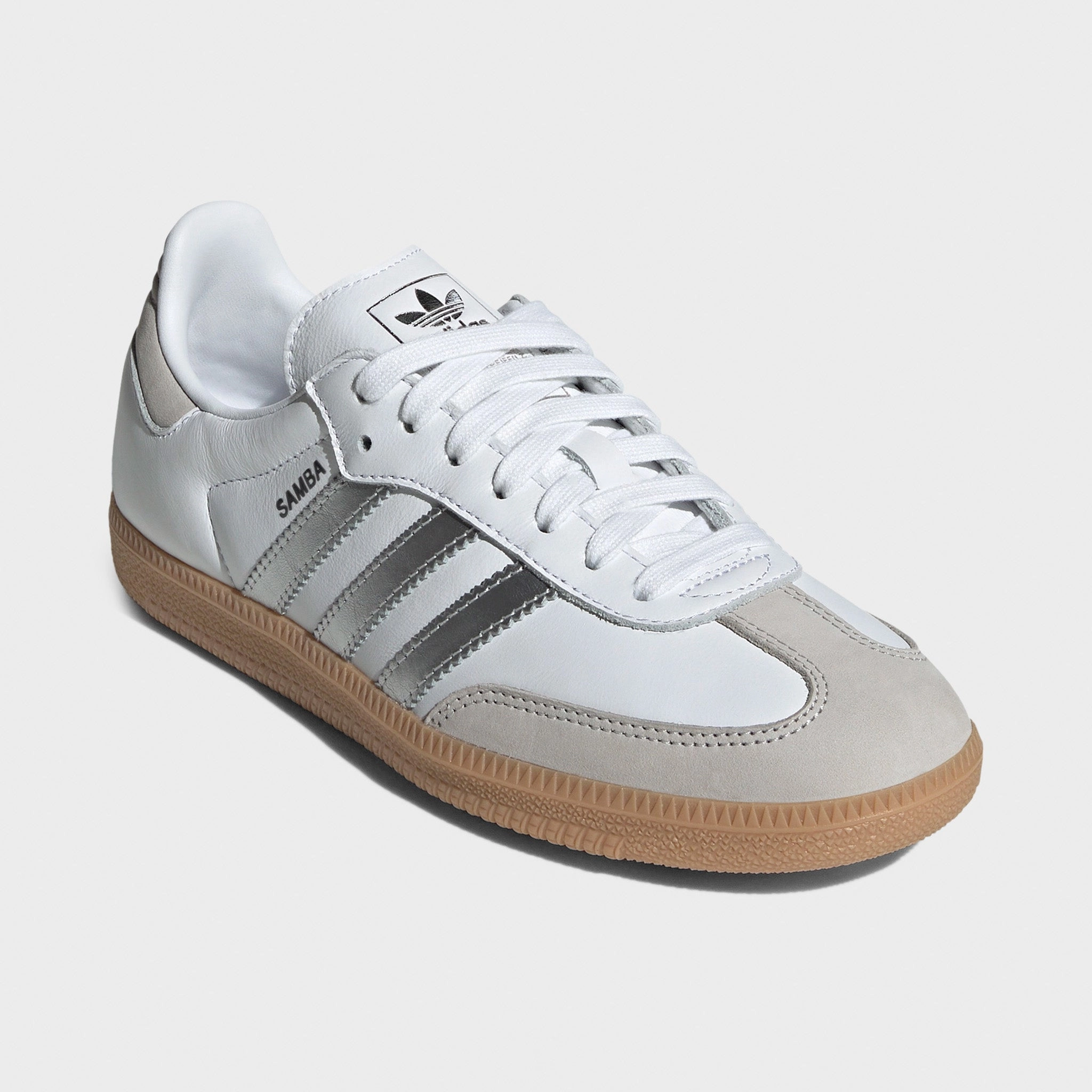 All-day lining Outdoor Fit adidas Women's Samba OG White / Silver Metallic - Grey