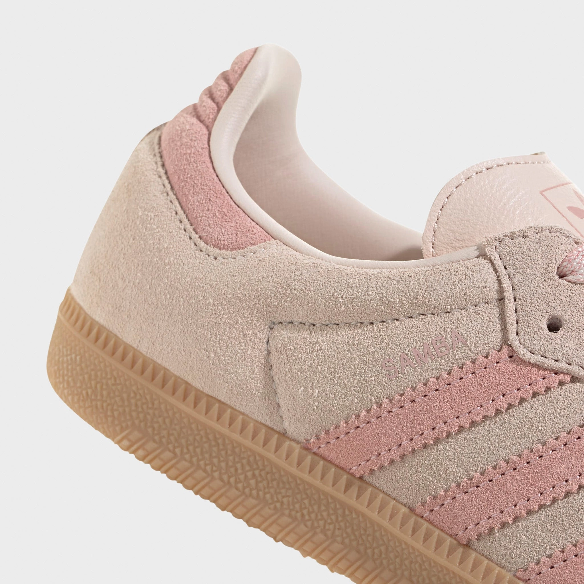 adidas Women's Samba OG Wonder Quartz / Wonder Mauve - Gum Simple Outline