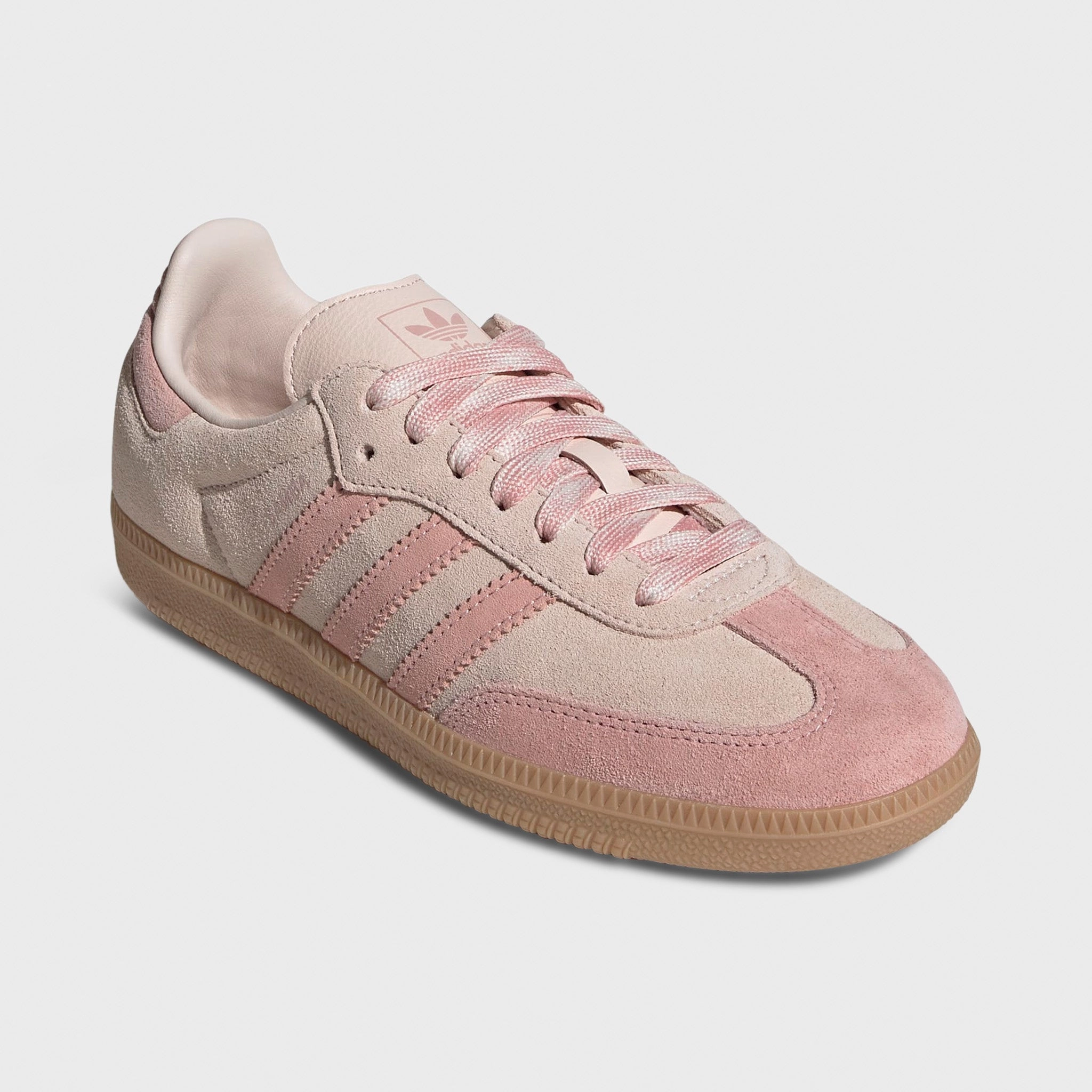 adidas Women's Samba OG Wonder Quartz / Wonder Mauve - Gum Anti Odor Anatomical Footbed