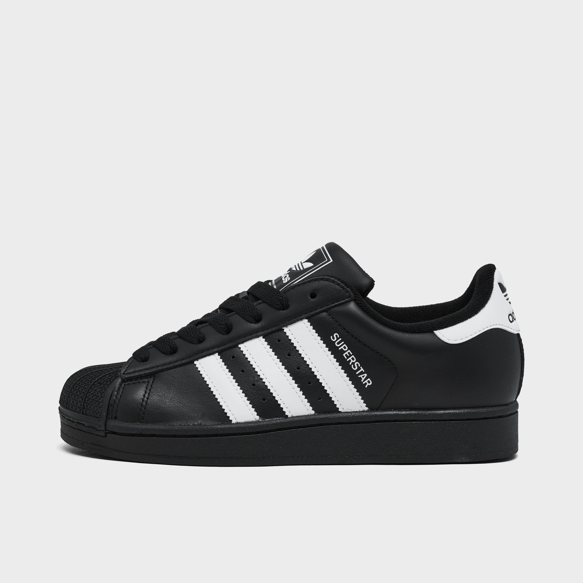 adidas Women's Superstar II Core Black / Footwear White Seam Free Interior Custom Style