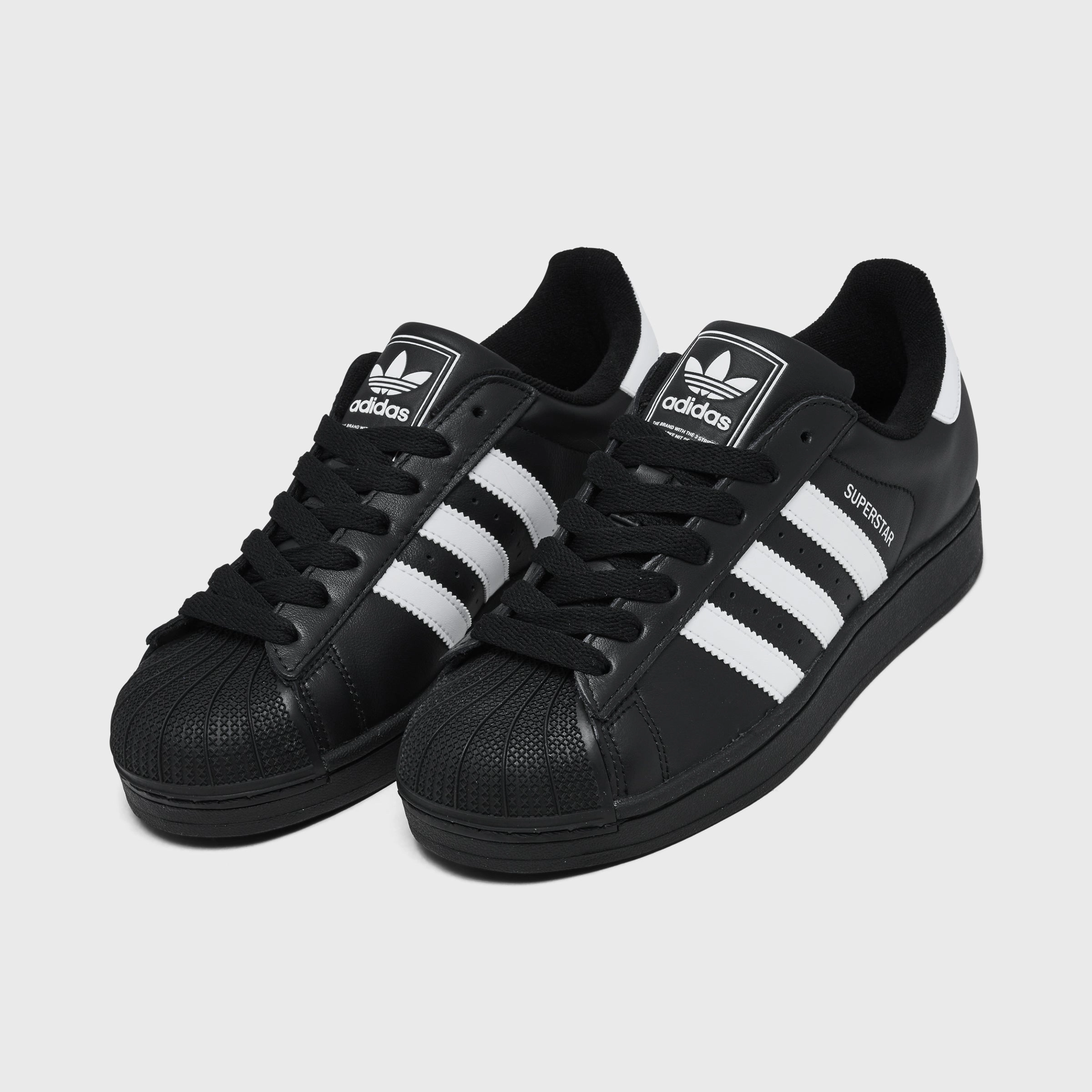 adidas Women's Superstar II Core Black / Footwear White Reinforced Toe Guard