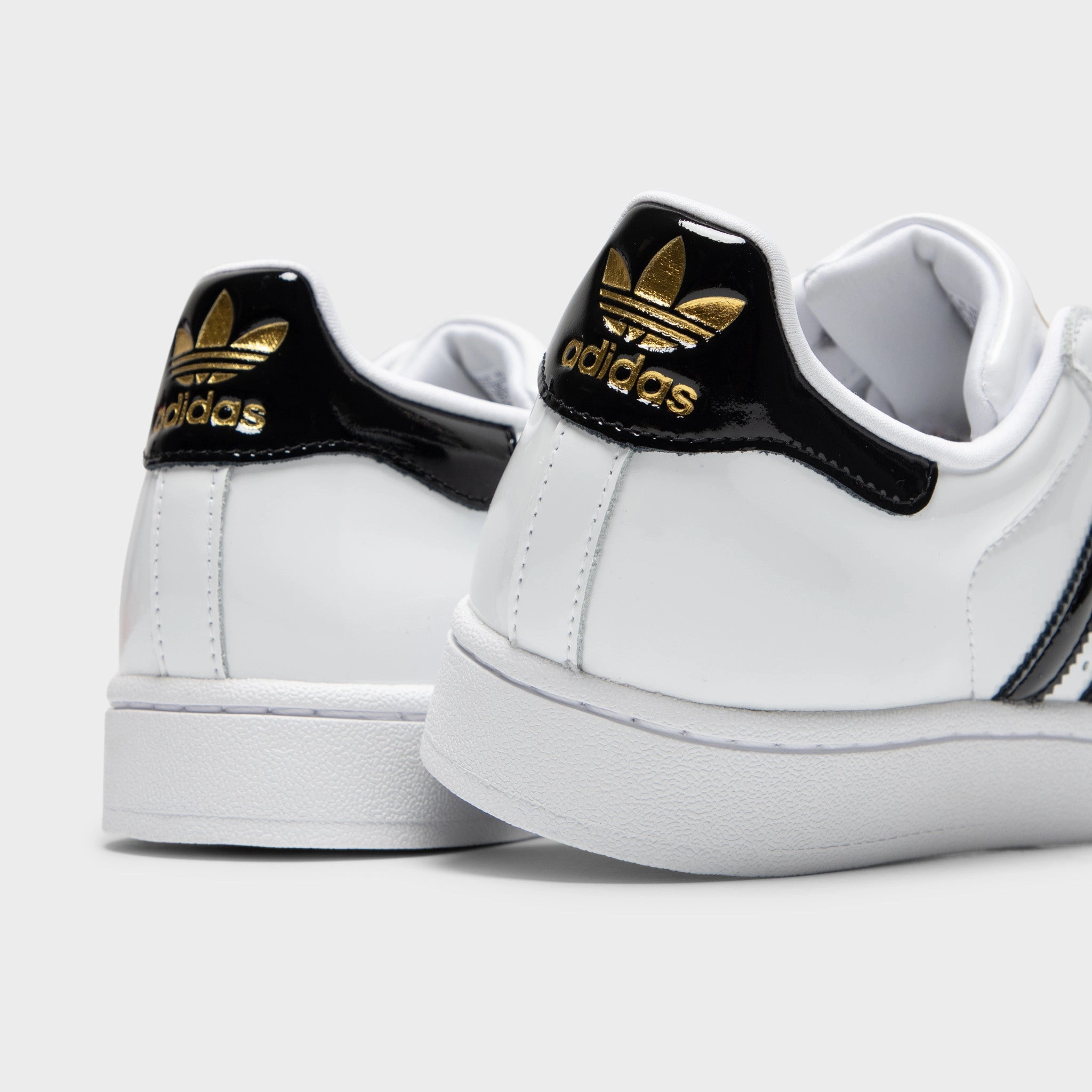 adidas Women's Superstar II White / Core Black - Gold Metallic Eco Friendly Recycled Materials
