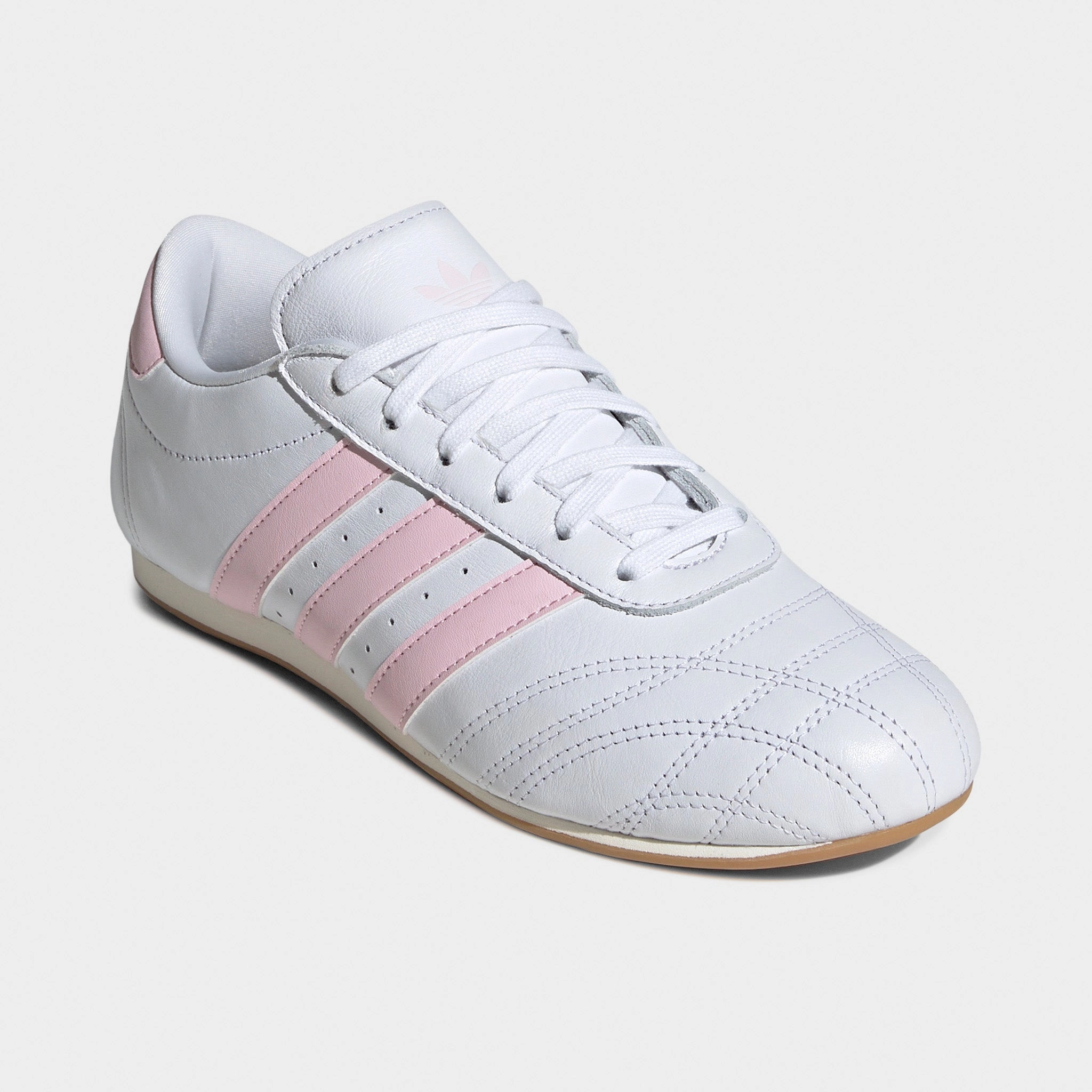 adidas Women's Taekwondo Lace White / Cloud Pink - Gum Optimal ease Elastic Lacing System