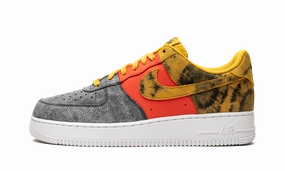 Air Force 1 '07 LV8 "Dark Sulphur Tie-Dye" Slip On Style No Squeeze