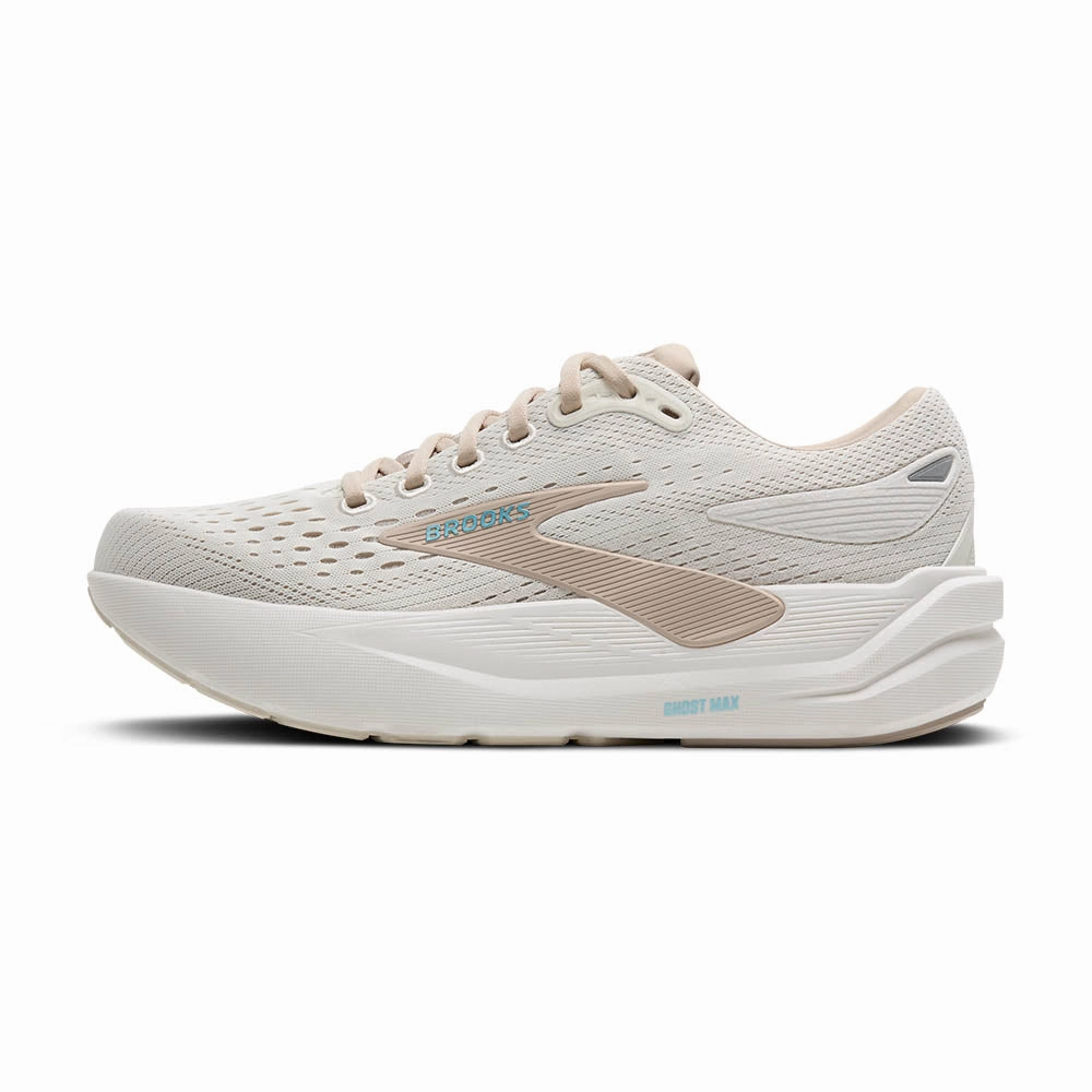Every Step Stay Light Women's Ghost Max 3 - Coconut / Chateau Grey / Blue