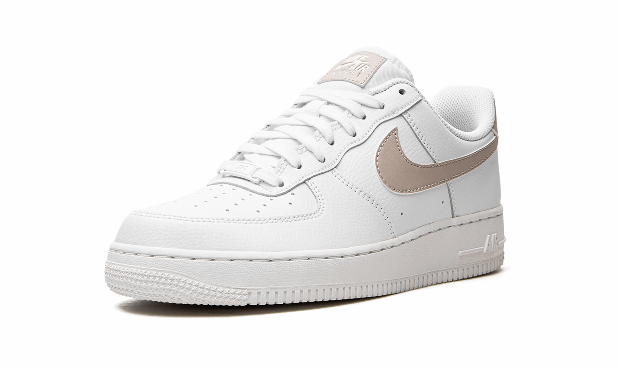 AIR FORCE 1 '07 LO WMNS "White Fossil Stone (W)" Non Slip Outsole Cloudy Step