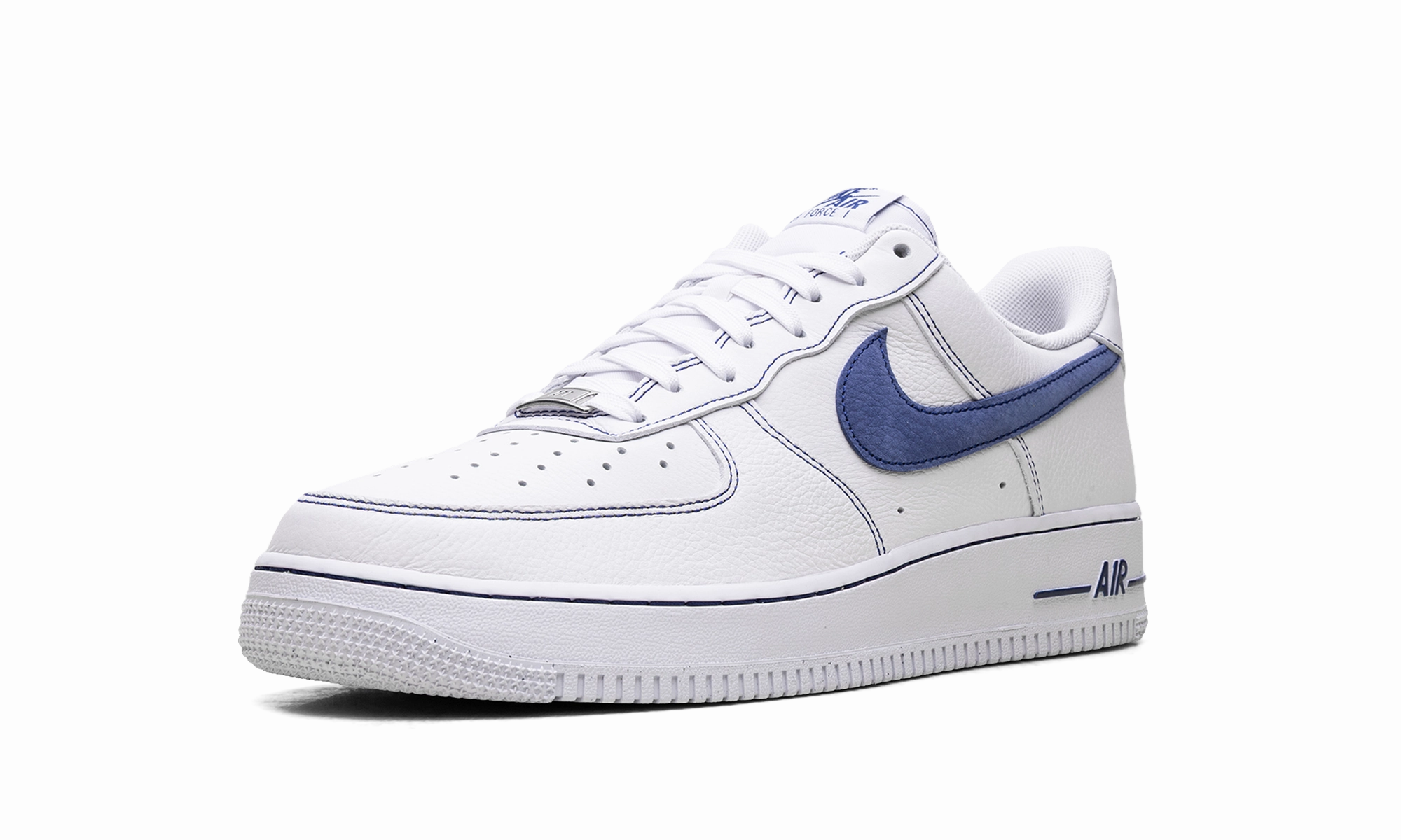 Air Force 1 '07 LV8 "White Deep Royal Contrast Stitch" Tree Run
