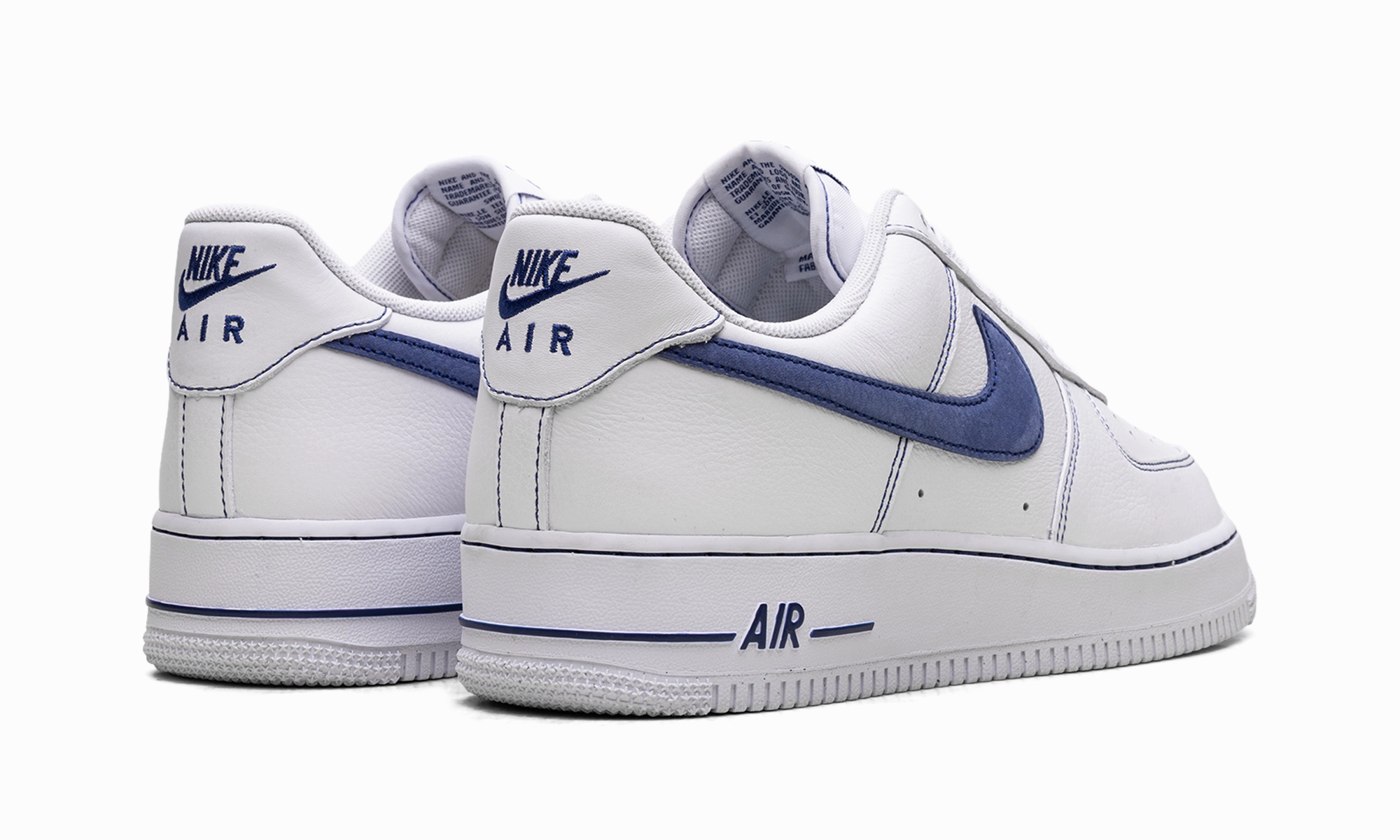 Air Force 1 '07 LV8 "White Deep Royal Contrast Stitch" Walk Ready