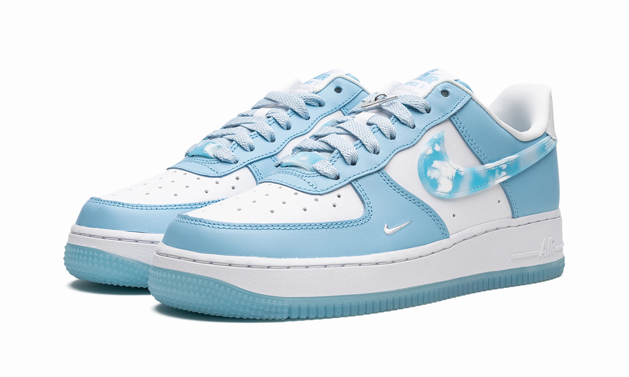 AIR FORCE 1 '07 LX MNS WMNS "Nail Art White Blue" Urban Essential