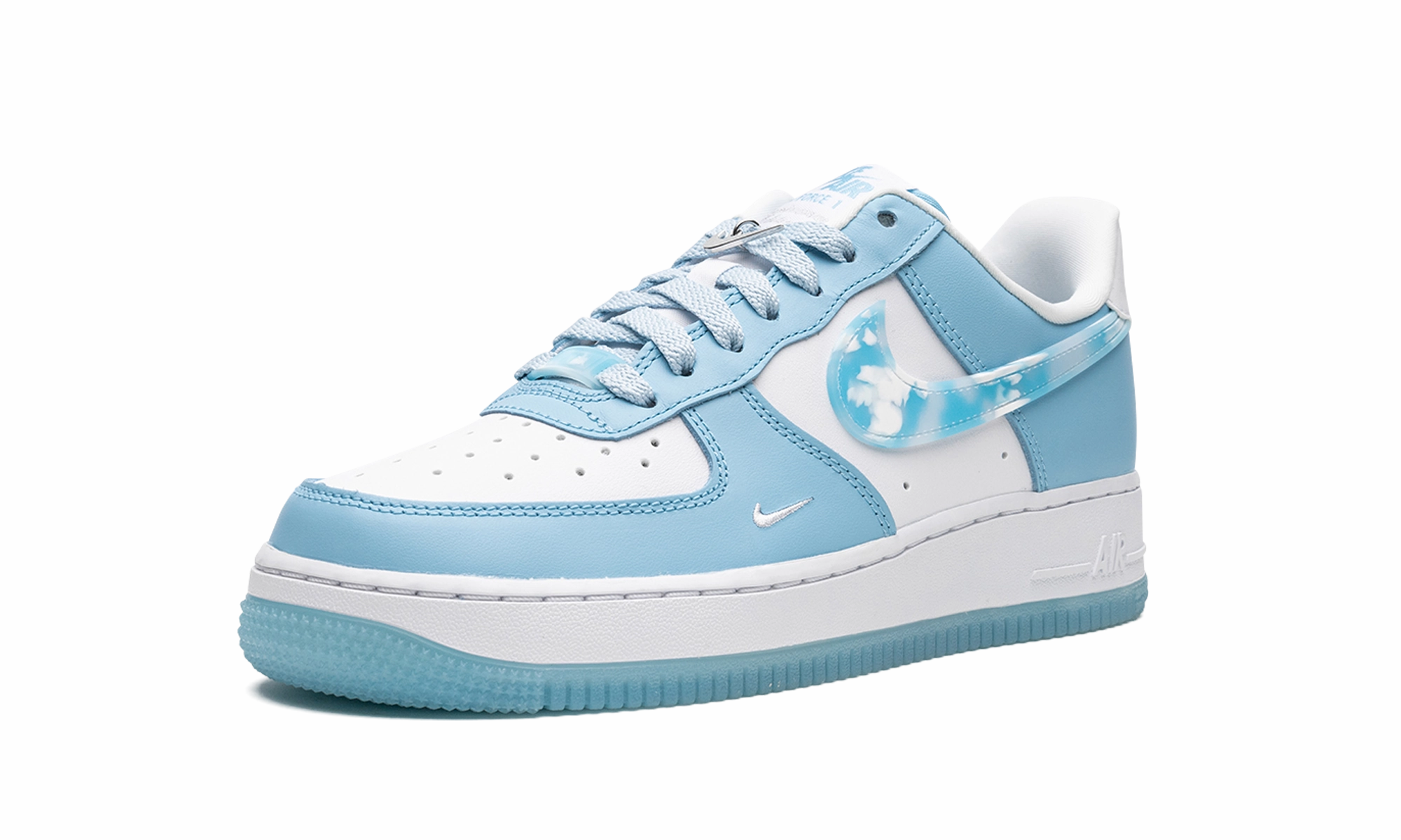 AIR FORCE 1 '07 LX MNS WMNS "Nail Art White Blue" Roll Up Daily Grace
