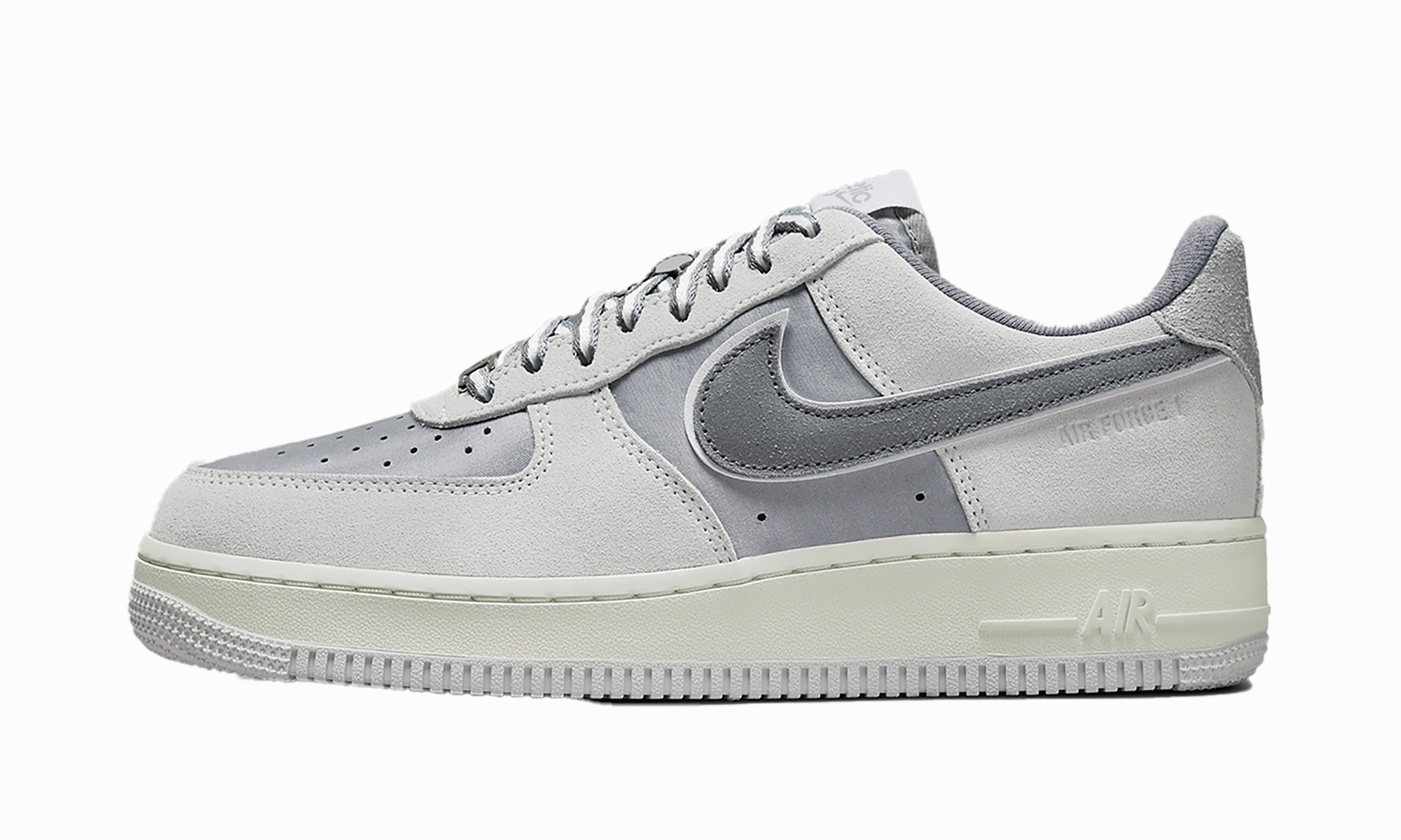 Sock Like Fit Engineering Air Force 1 '07 LX WMNS "Athletic Club - Light Smoke Grey'"