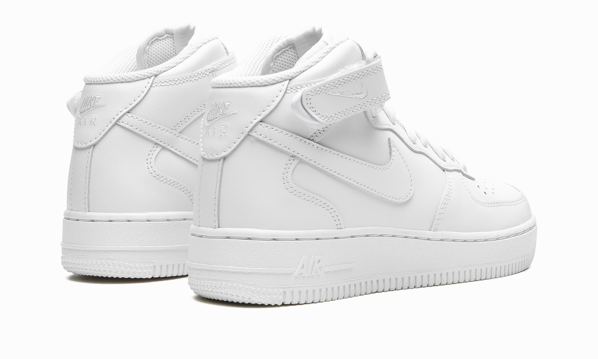 Smooth Grip Bold colors AIR FORCE 1 '07 MID MNS WMNS "Triple White"