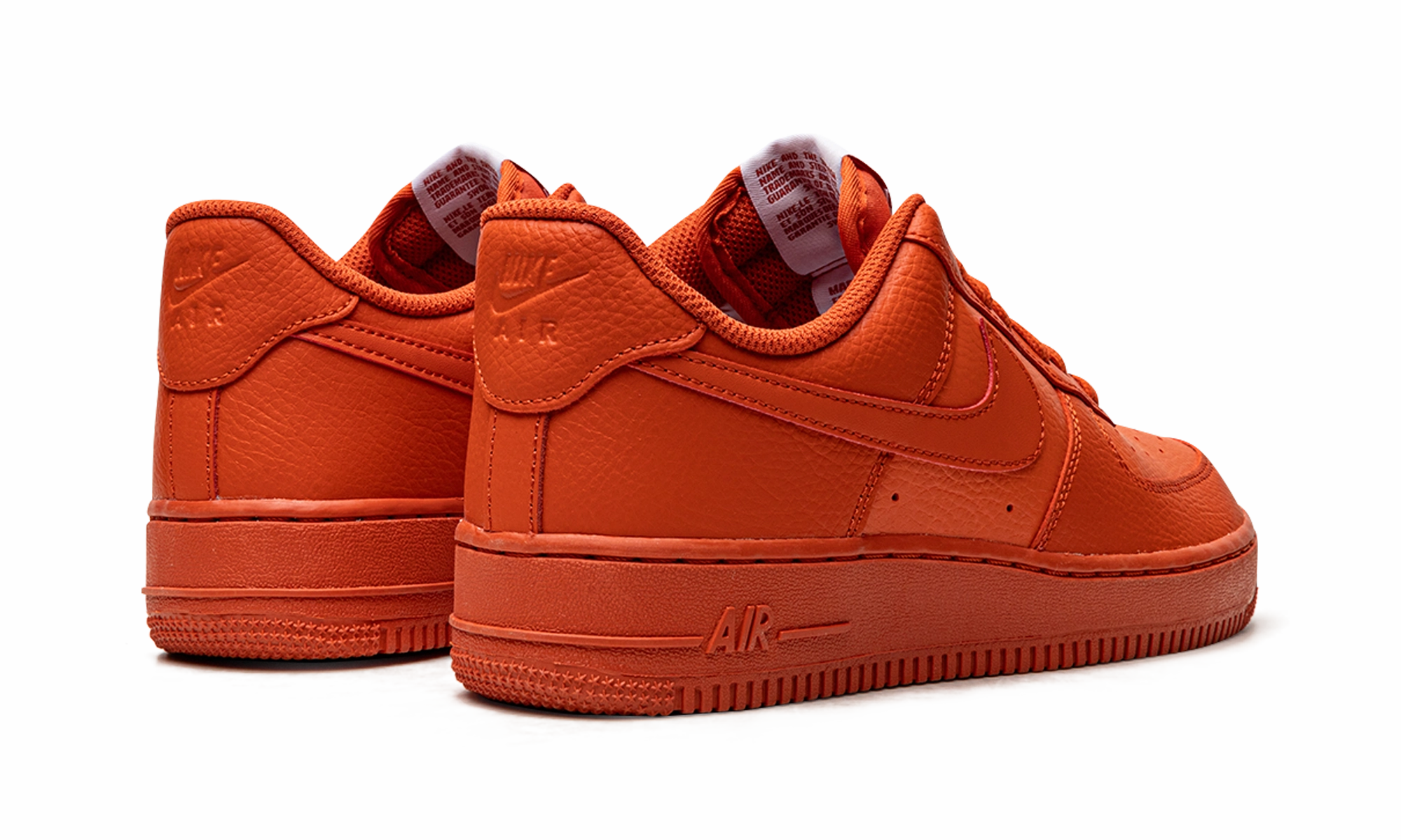 Eco Wear AIR FORCE 1 '07 MNS WMNS "Triple Orange"