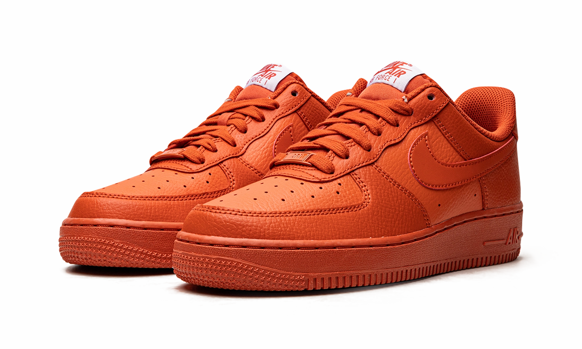 Mid Top Design Non-Slip Sole AIR FORCE 1 '07 MNS WMNS "Triple Orange"