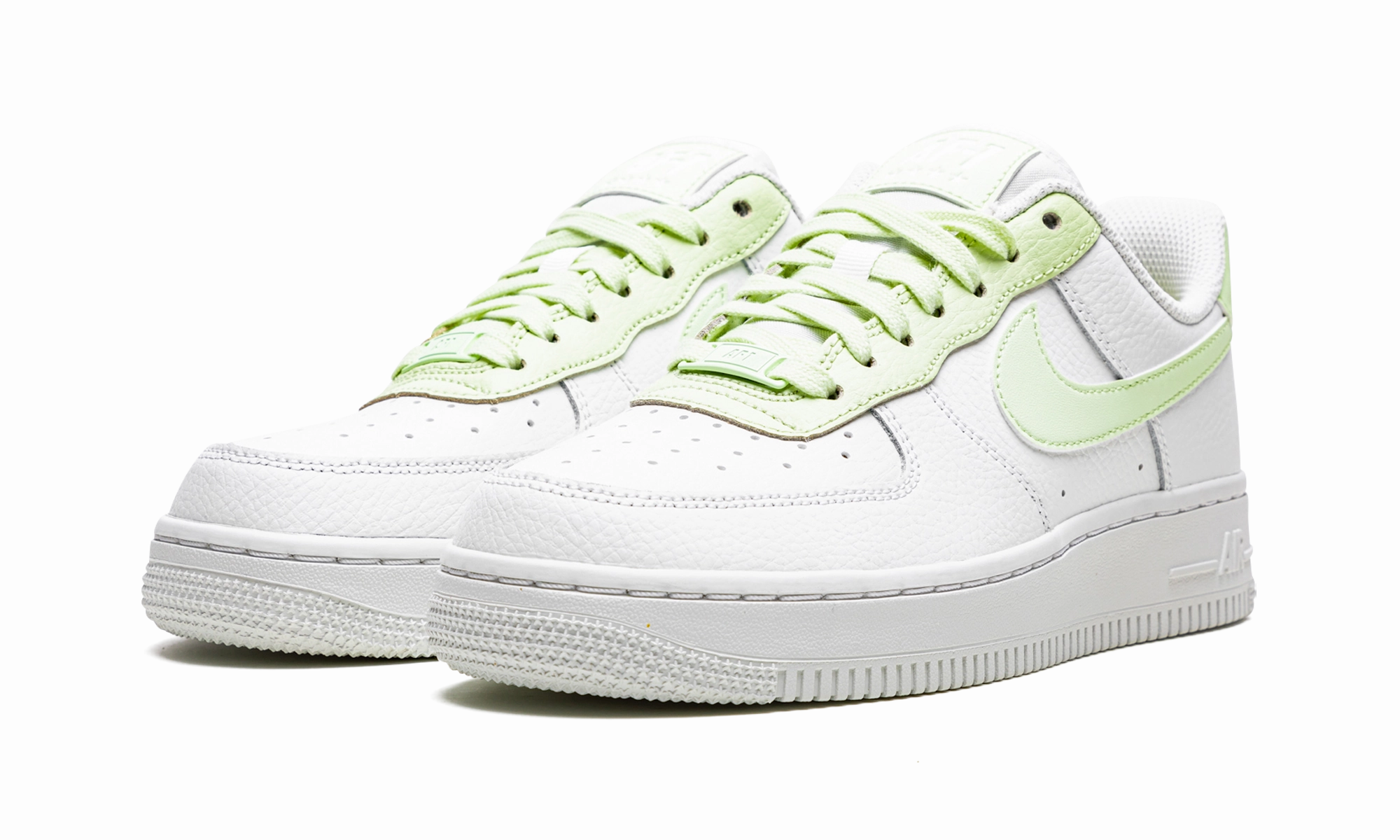 Kick Back Zero Effort AIR FORCE 1 '07 MNS WMNS "White / Lime Ice"