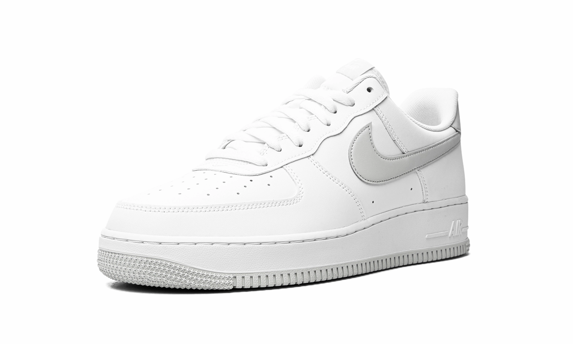 Elastic Fit Heel Hug Air Force 1 '07 "Pure Platinum"