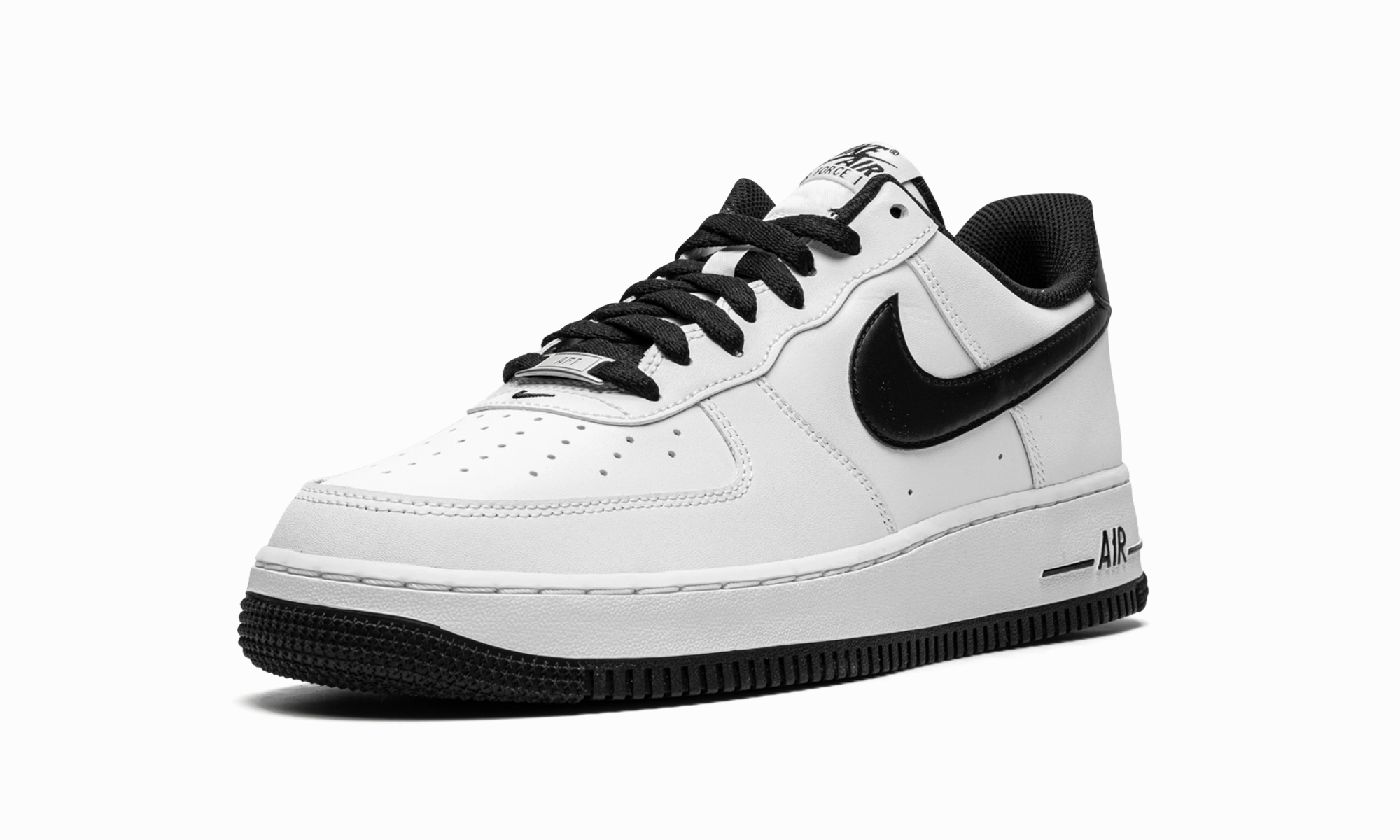 Air Force 1 '07 "White / Black" Chic Outfit Outdoor Use