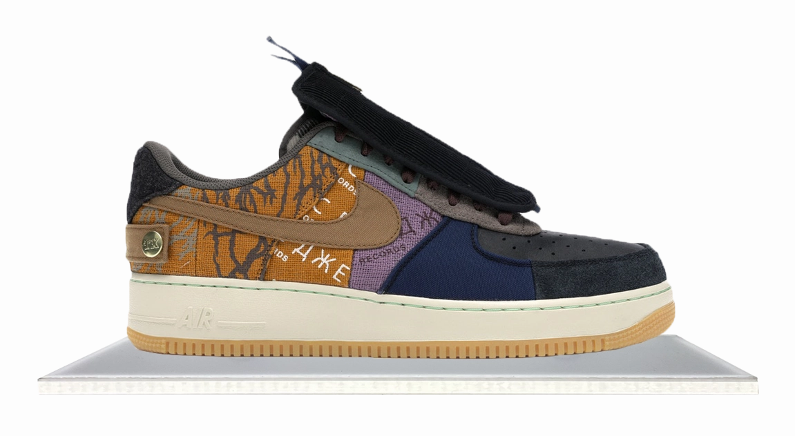 Break Run Light Step Air Force 1 Cactus Jack Travis Scott