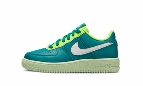 Air Force 1 Crater Next Nature GS "Bright Spruce Volt" Velcro   closure