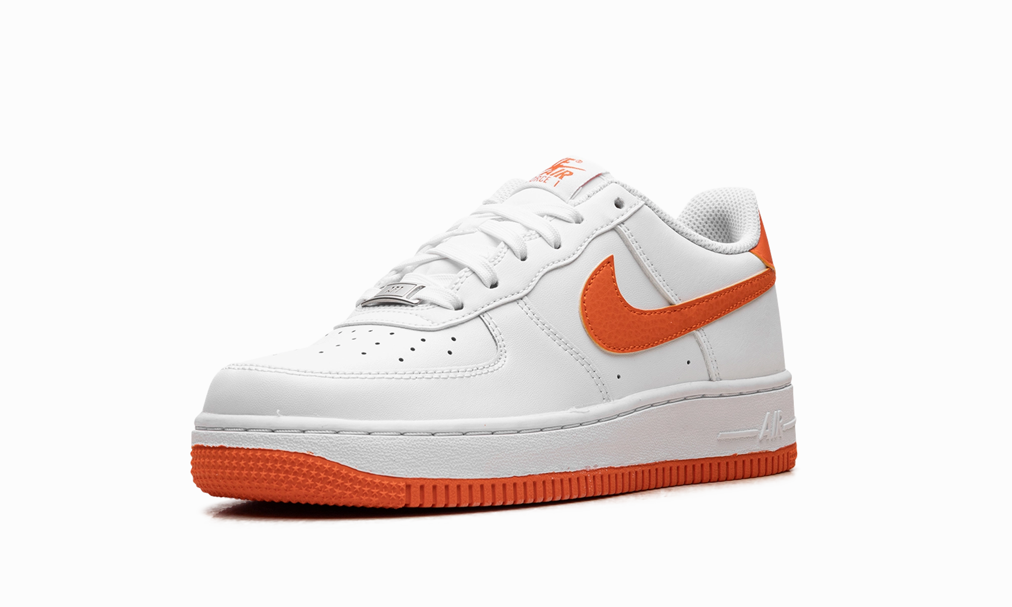 AIR FORCE 1 GS "Pure Platinum/Metallic Silver" Leaf Walk