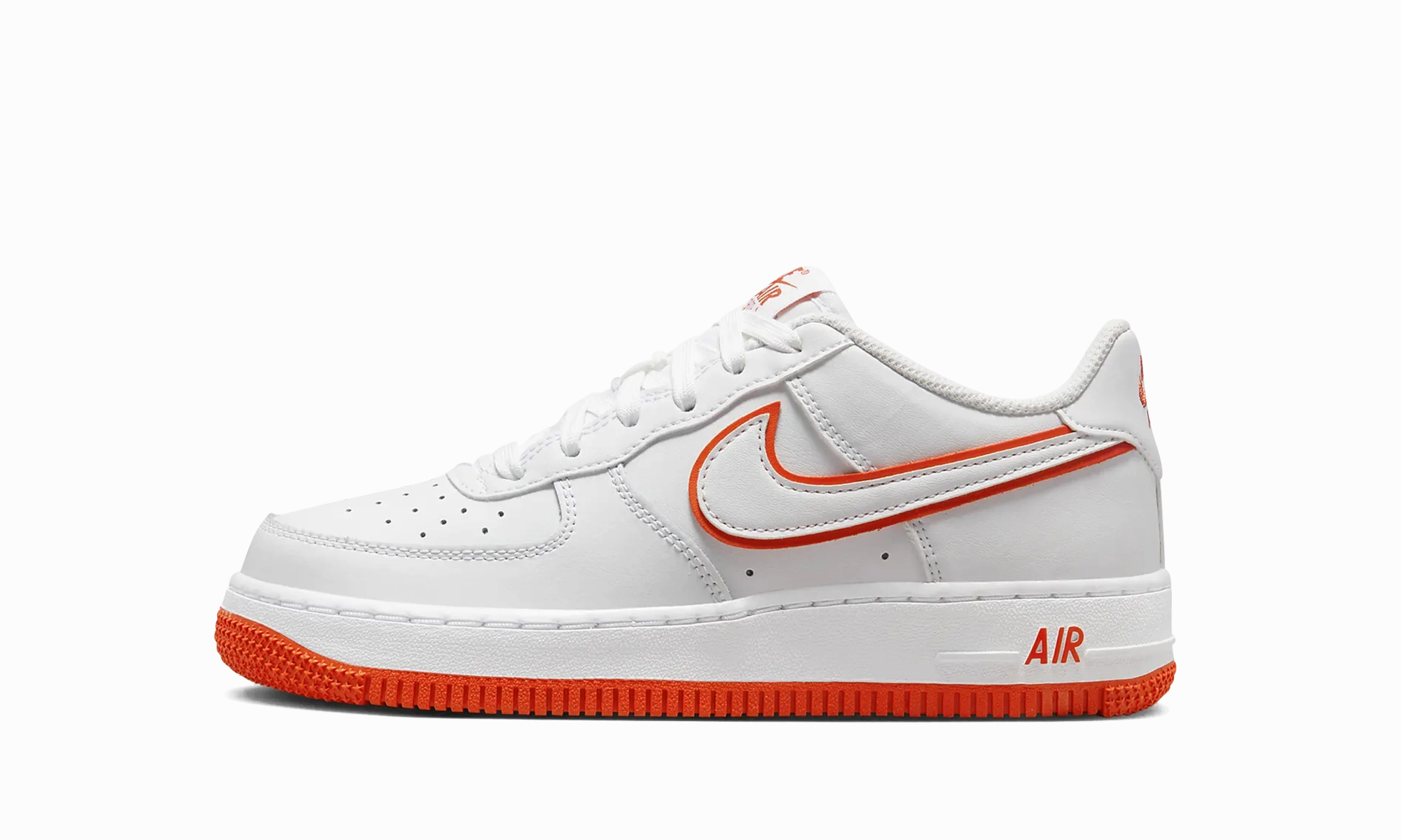 Comfort footbed Air Force 1 GS "White / Picante Red"