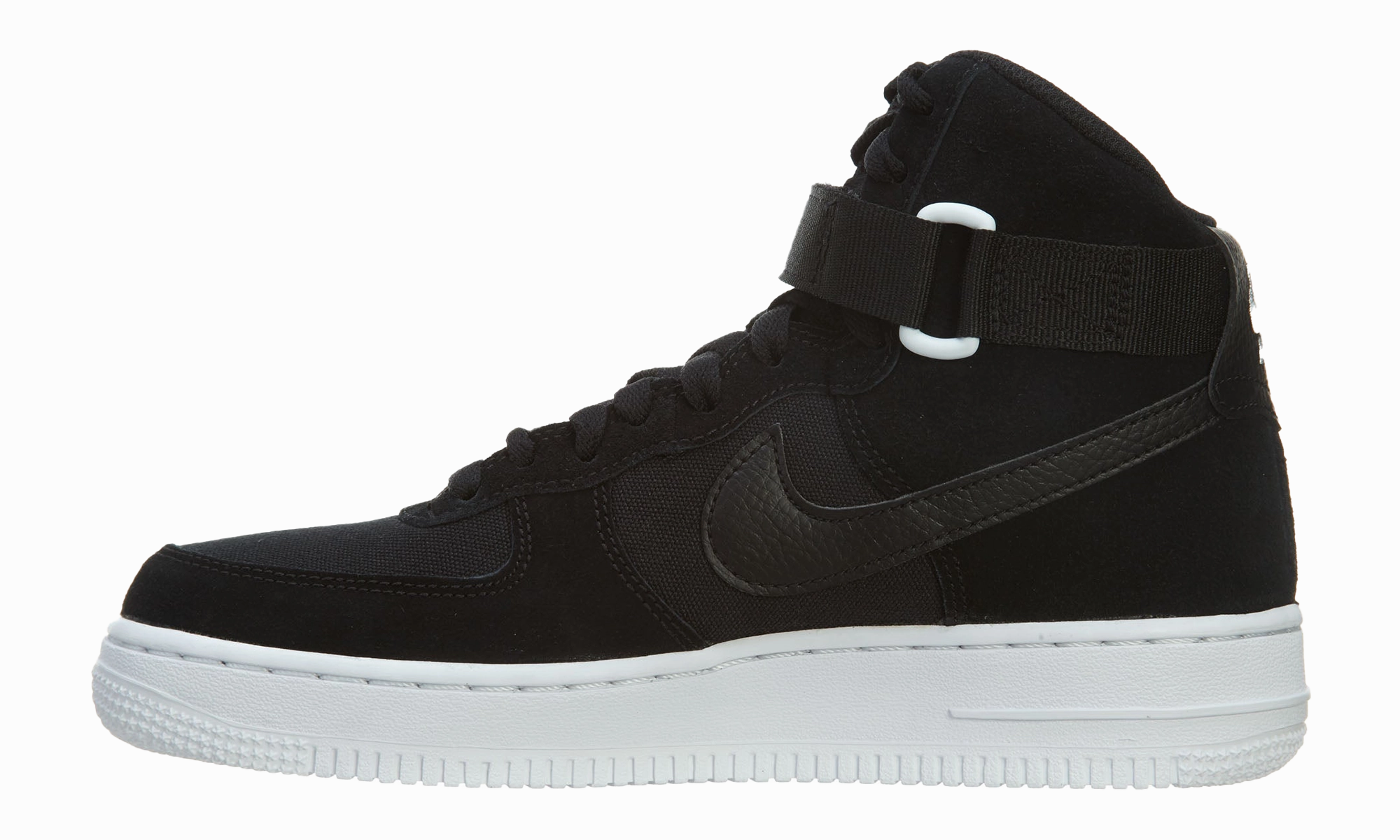 Air Force 1 High GS "BLACK WHITE" Anti Slip Walk With Ease