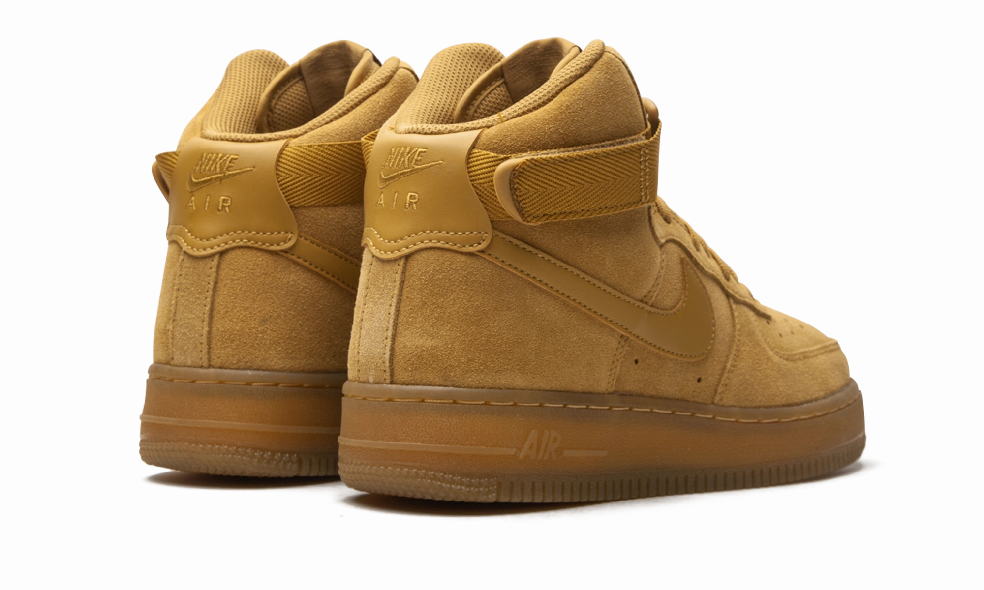 Air Force 1 High LV8 GS "Wheat" Low Top Design Seamless Toe Box