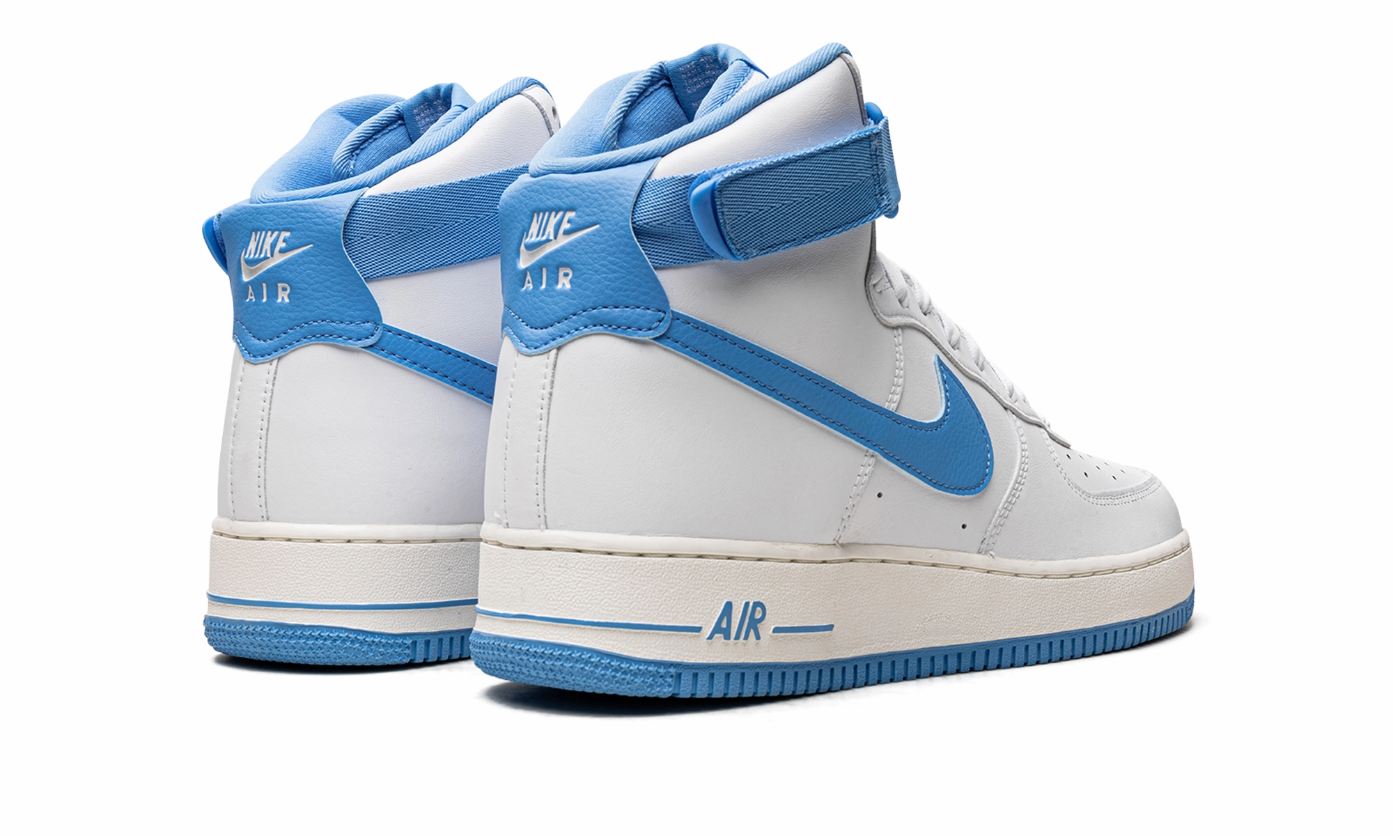 AIR FORCE 1 HIGH MNS WMNS "University Blue" Comfortable ankle