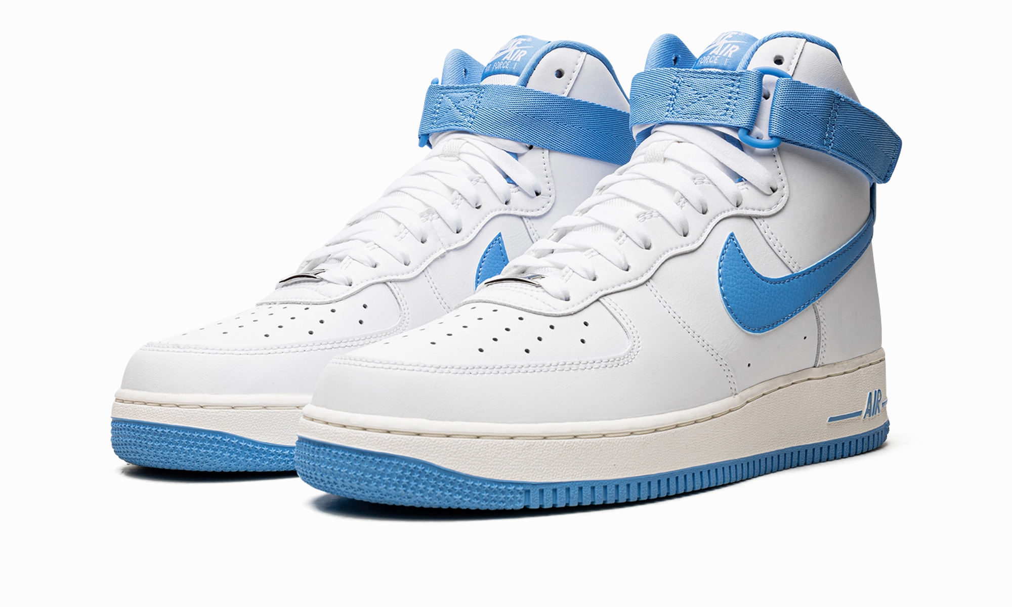 AIR FORCE 1 HIGH MNS WMNS "University Blue" Calm Walk Open Mesh