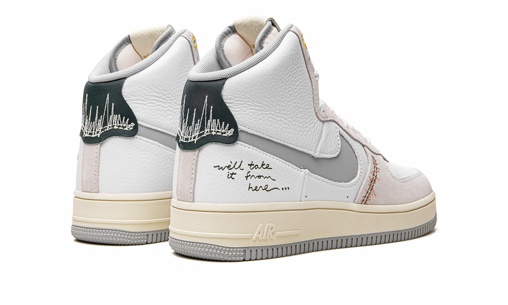 Compression Molding Roll Step AIR FORCE 1 HIGH SCULPT WMNS "We'll Take It From Here"