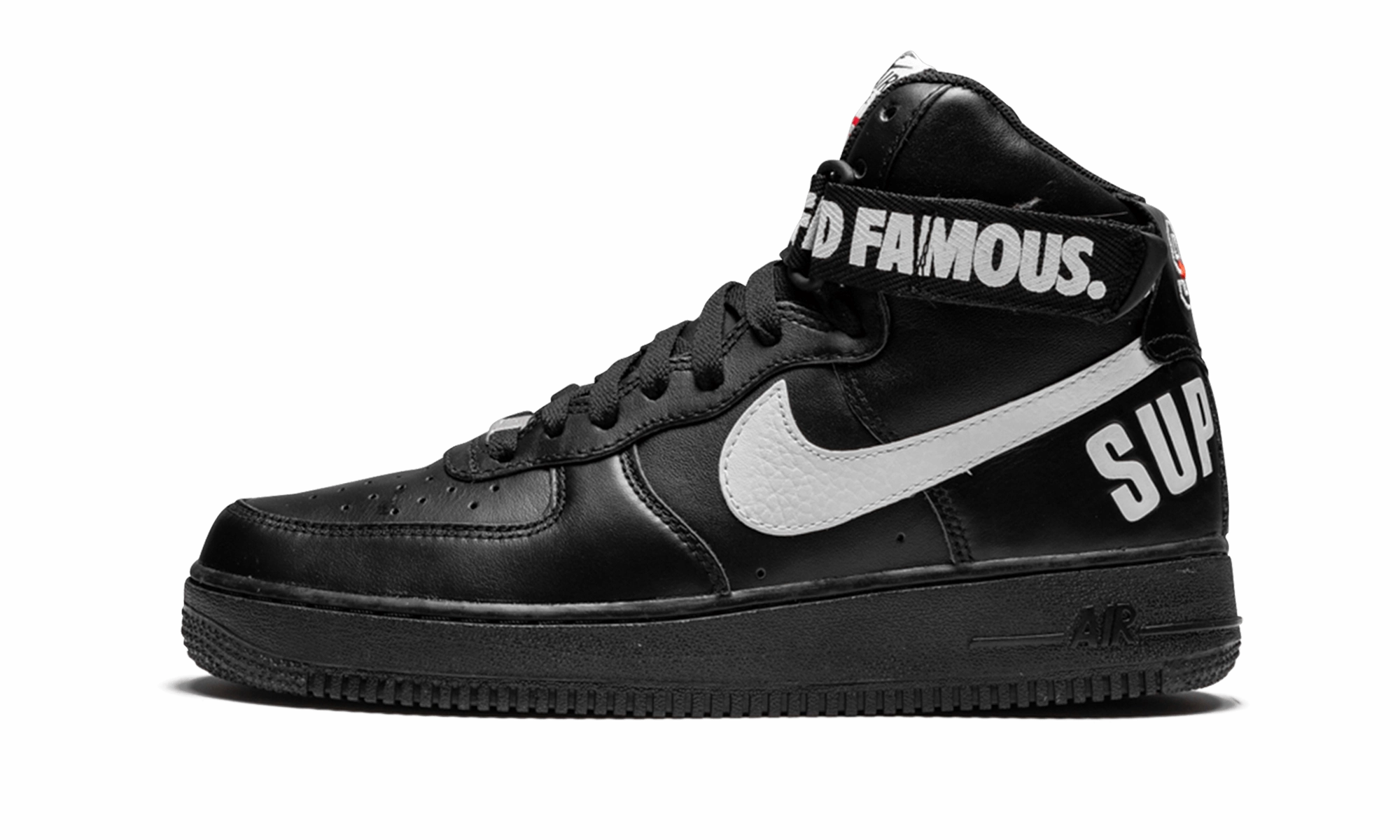 Flat Outsole Air Force 1 High Supreme SP "Black"