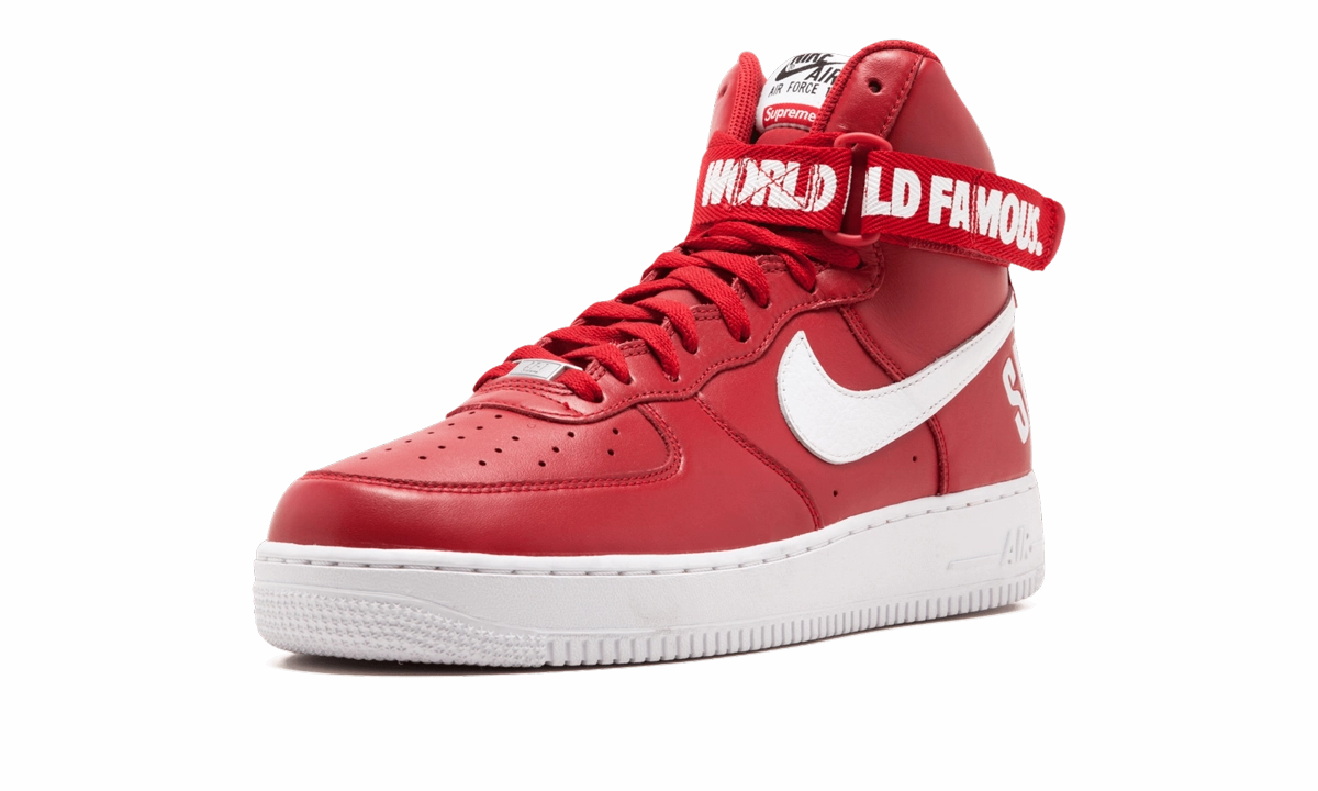 Rock Path Minimalist Style Air Force 1 High Supreme SP "Red"