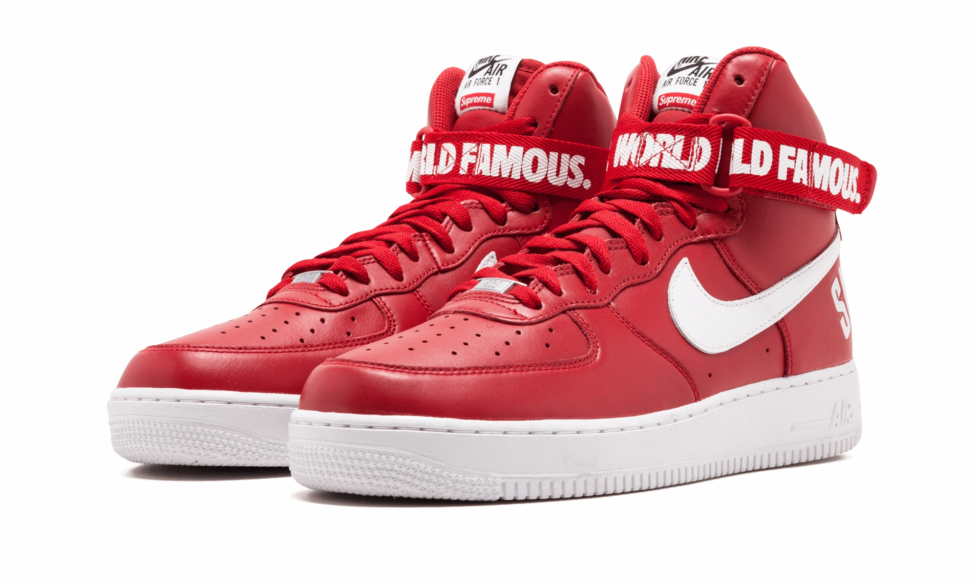 Air Force 1 High Supreme SP "Red" Creek Run Neutral Color Palette