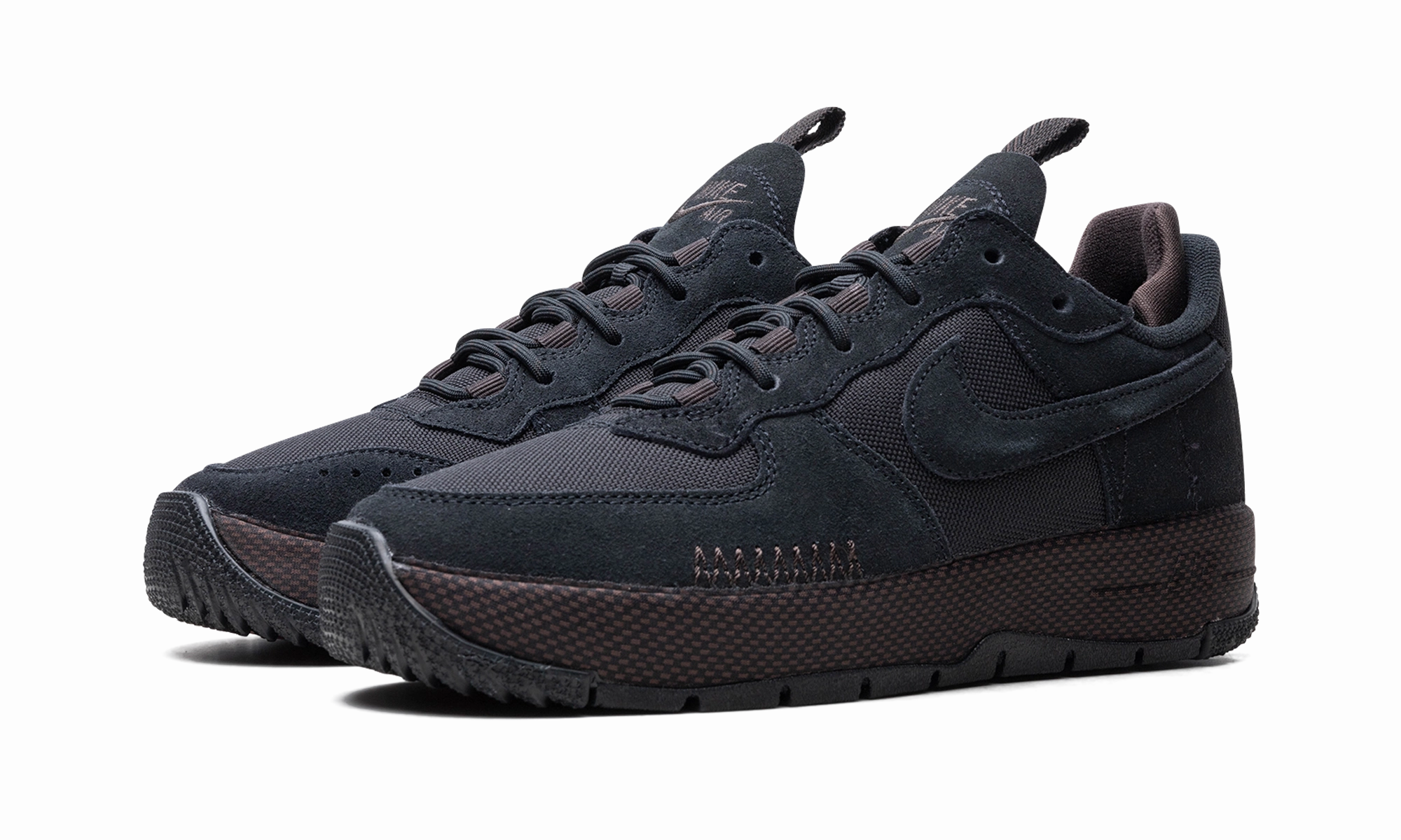 AIR FORCE 1 ILD WMNS "Black / Velvet Brown" Work From Home Navy Deep