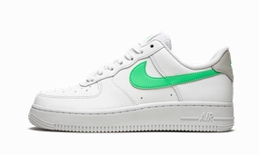 AIR FORCE 1 LO '07 MNS WMNS "White / Green Glow" Soft Pressure